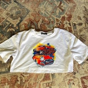 Vintage style crop top